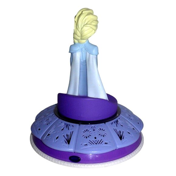 Disney Frozen Princess Elsa Figurine Night Light & Projector Toy Sings & Rotates - Picture 2 of 3